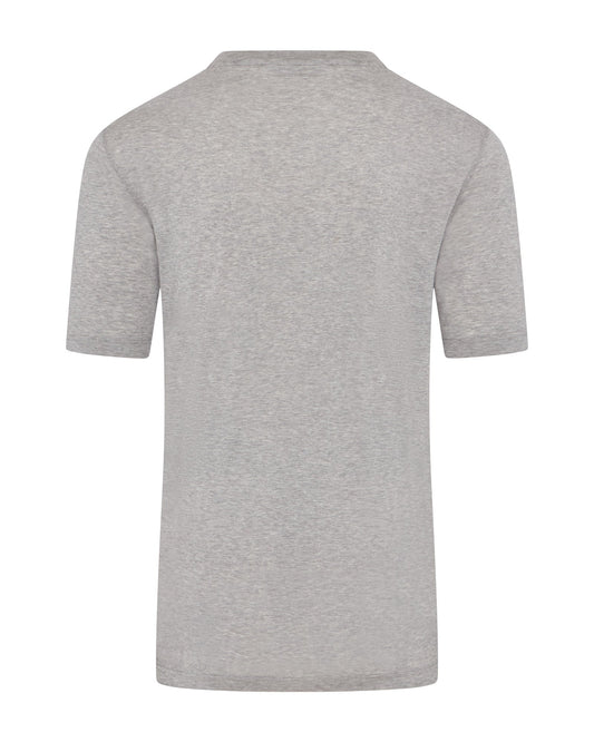 Zattura Mercerised Short Sleeve T-Shirt (Grey Marl)