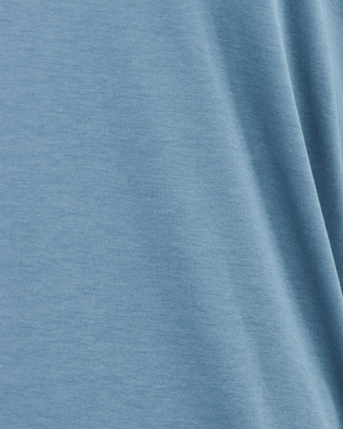 Zattura Supima Cotton Short Sleeve High Collar T-shirt (Sky Blue)