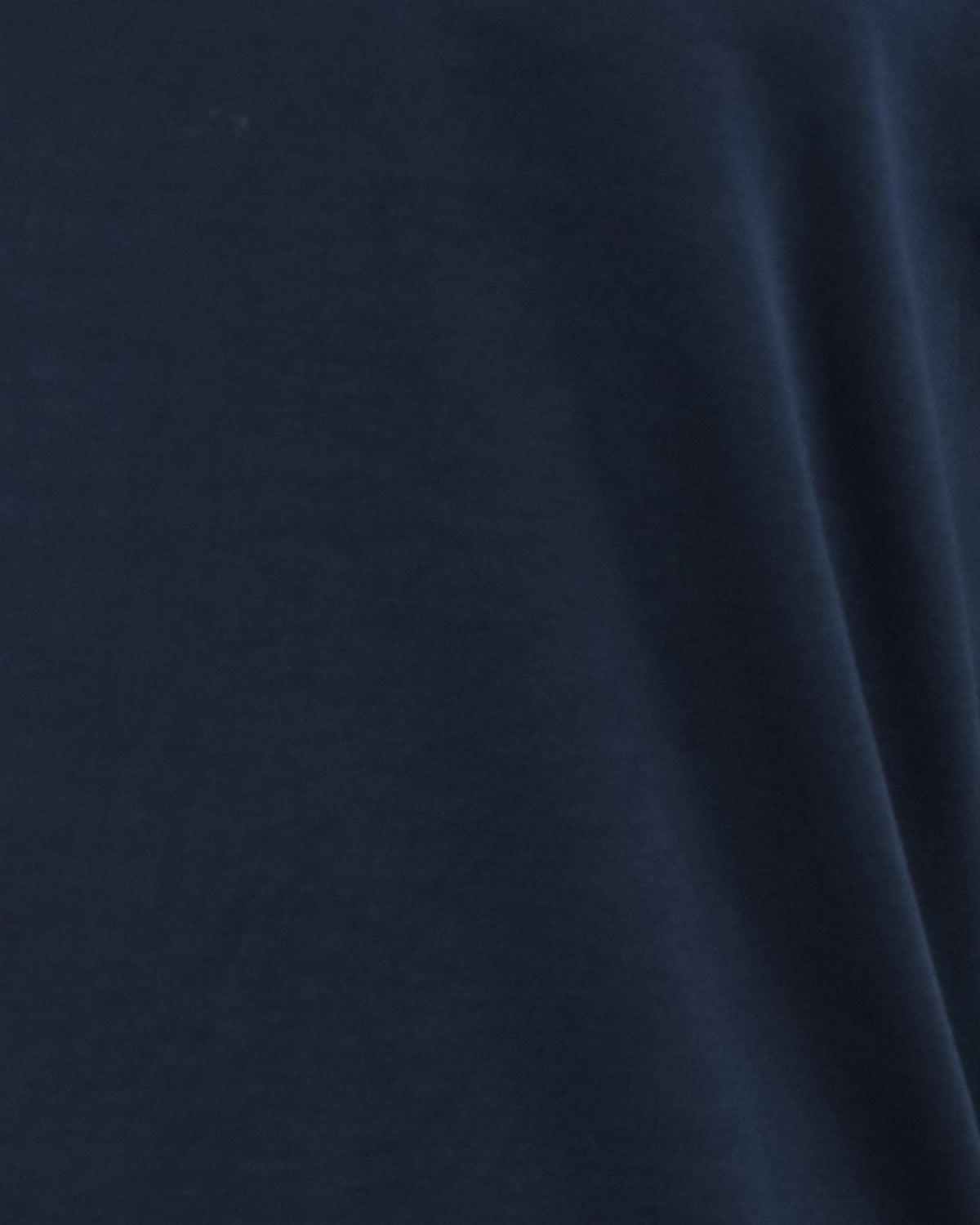 Zattura Supima Cotton Short Sleeve High Collar T-shirt (Navy)