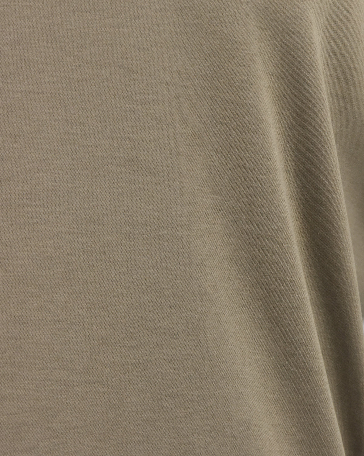 Zattura Supima Cotton Short Sleeve High Collar T-shirt (Taupe)