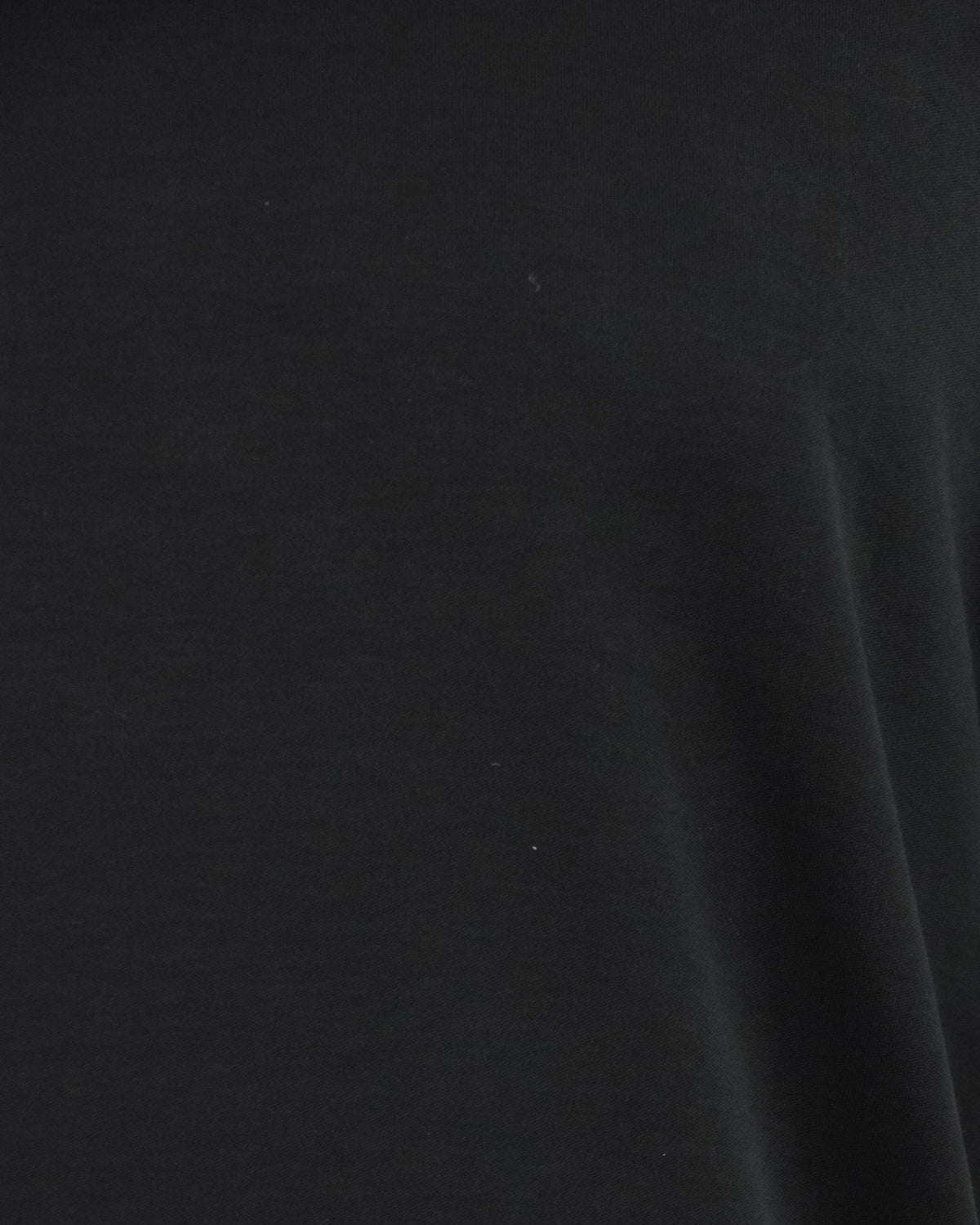 Zattura Supima Cotton Short Sleeve High Collar T-shirt (Black)