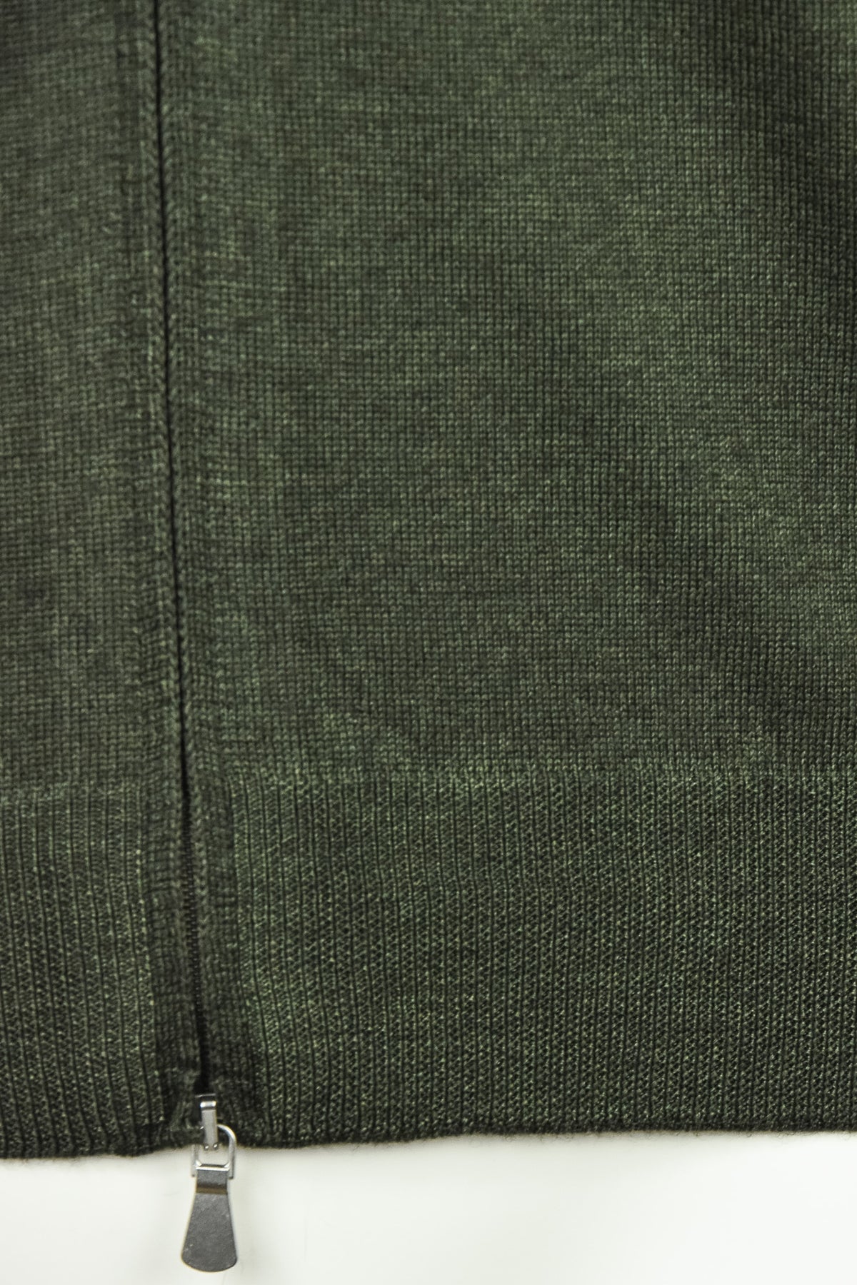 Zattura Full Zip Garment Dyed Cardigan (Bottle Green)