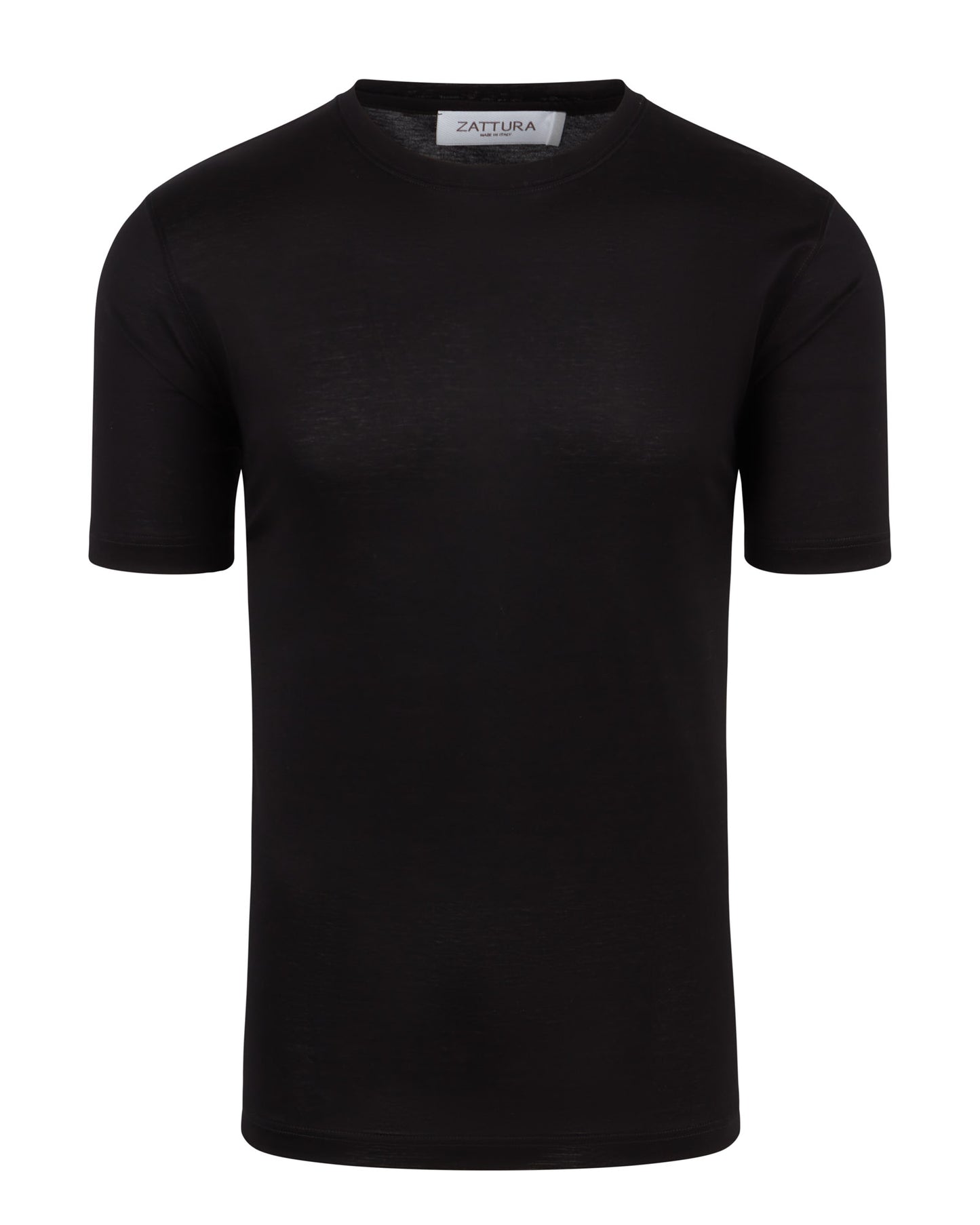 Short Sleeve Mercerised T-shirt (Black)