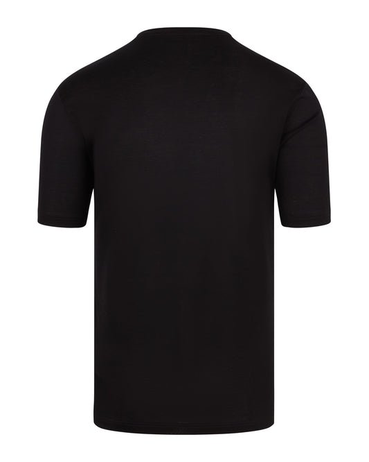 Short Sleeve Mercerised T-shirt (Black)