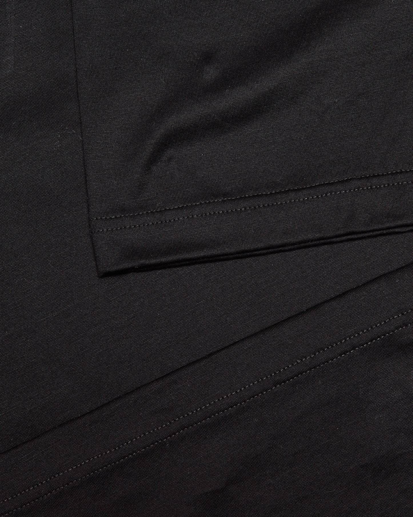 Short Sleeve Mercerised T-shirt (Black)