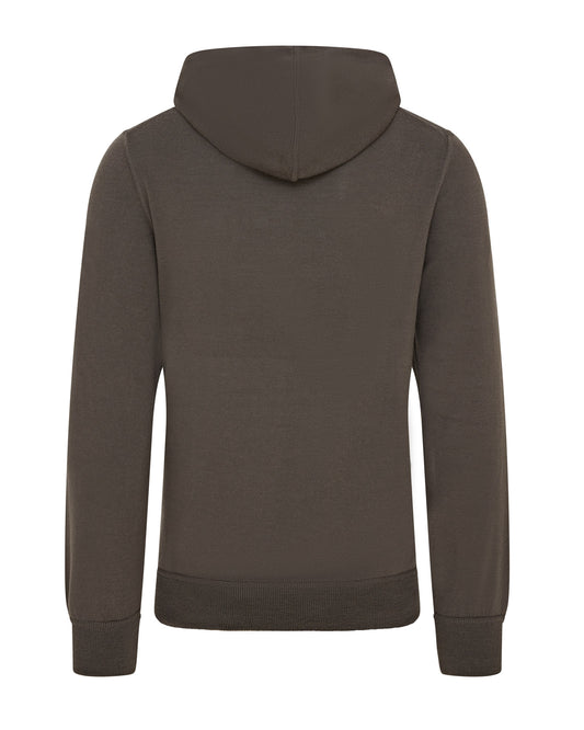 Techwool Knitted Hoodie (Army Green)