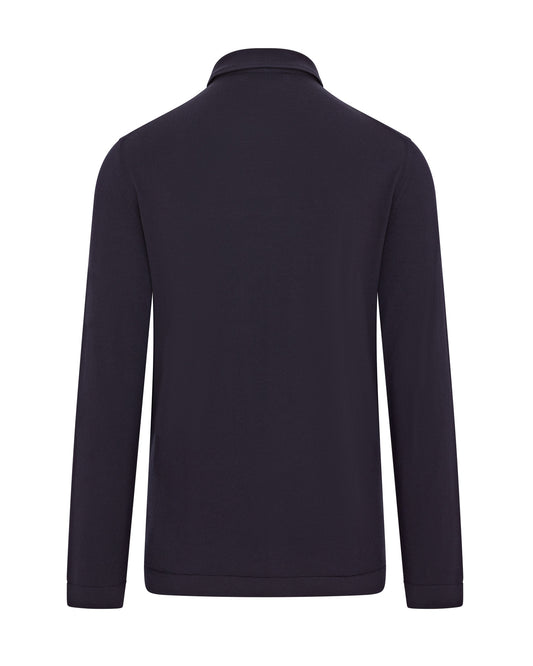 Techwool Knitted Shirt (Navy)