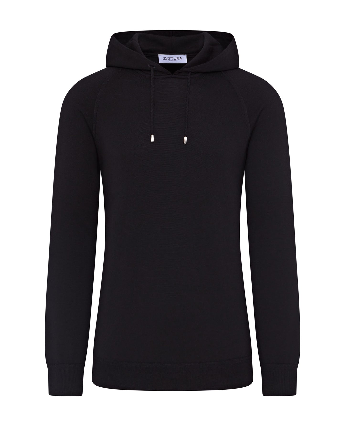 Techwool Knitted Hoodie (Black)