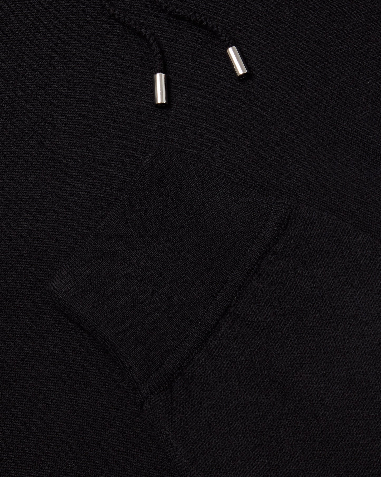Techwool Knitted Hoodie (Black)