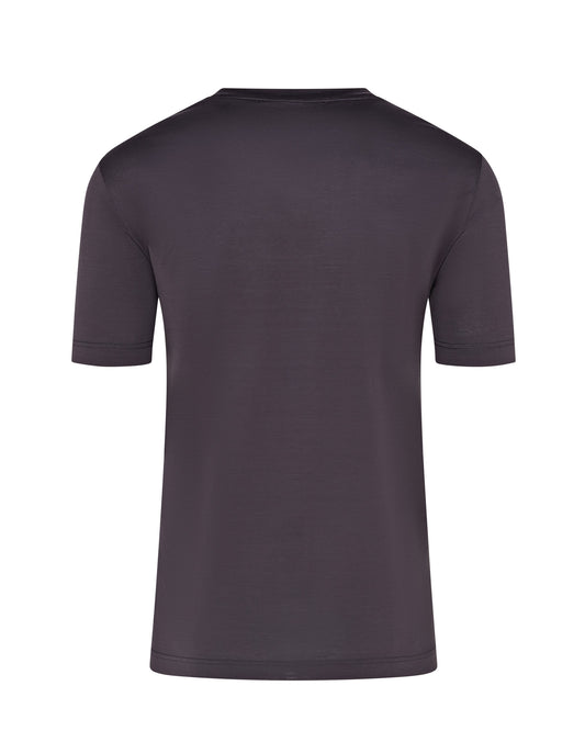 Short Sleeve Mercerised T-shirt (Carbon)