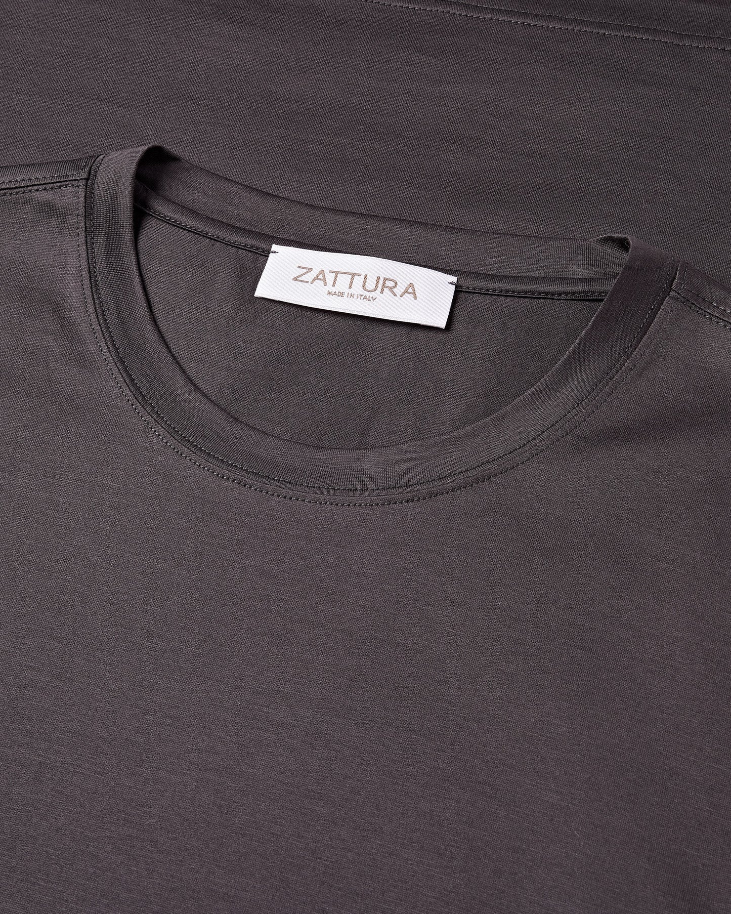 Short Sleeve Mercerised T-shirt (Carbon)