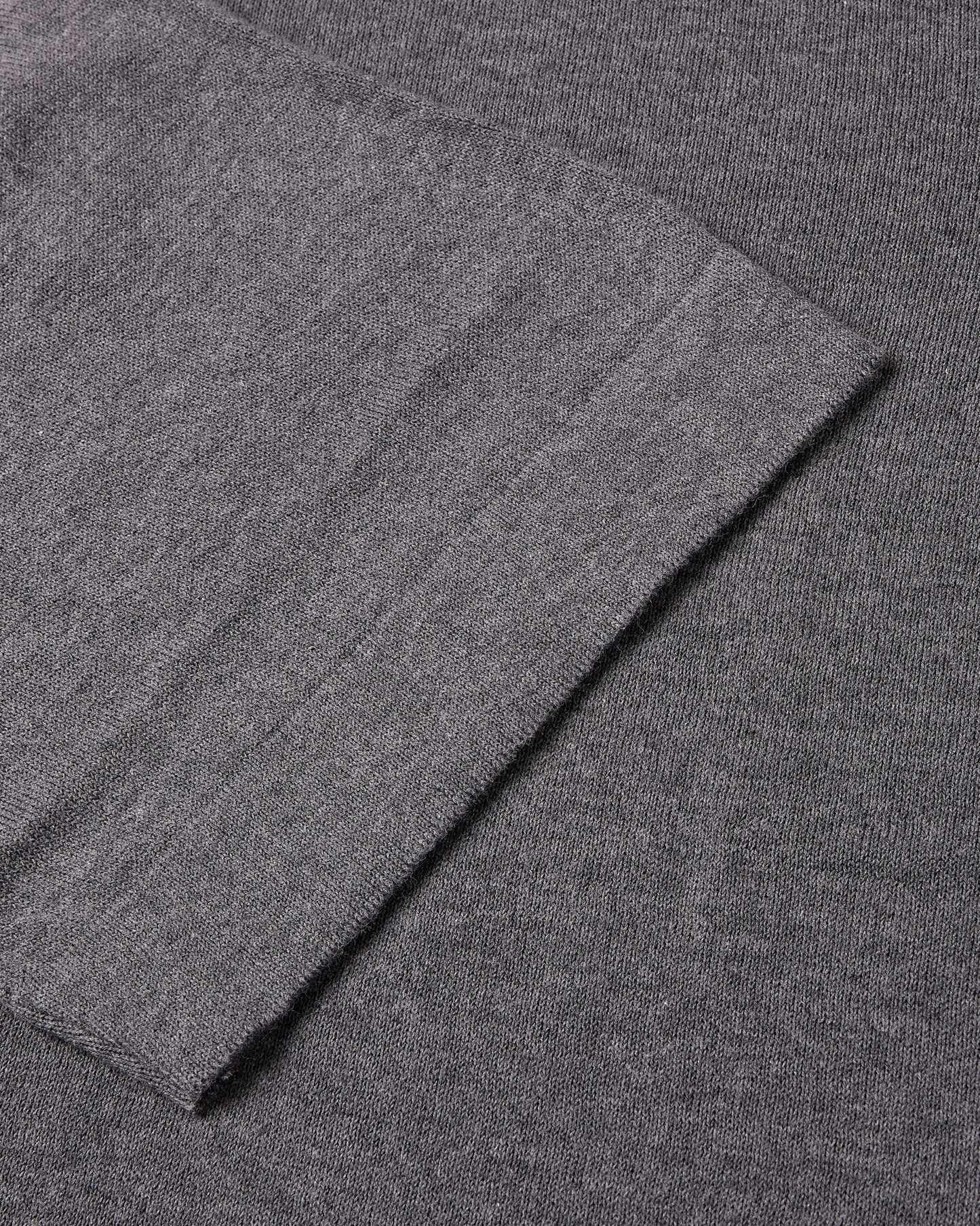 Knitted Short Sleeve Contrast Lined Button Polo (Gunmetal Grey)