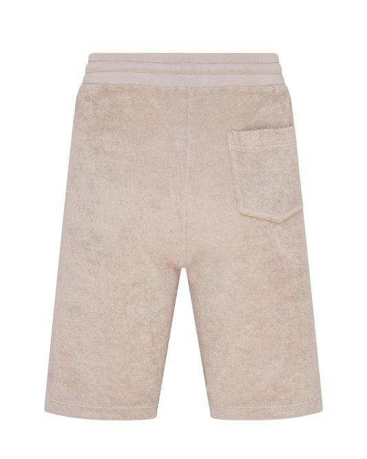 Terry Towelling Shorts (Beige)