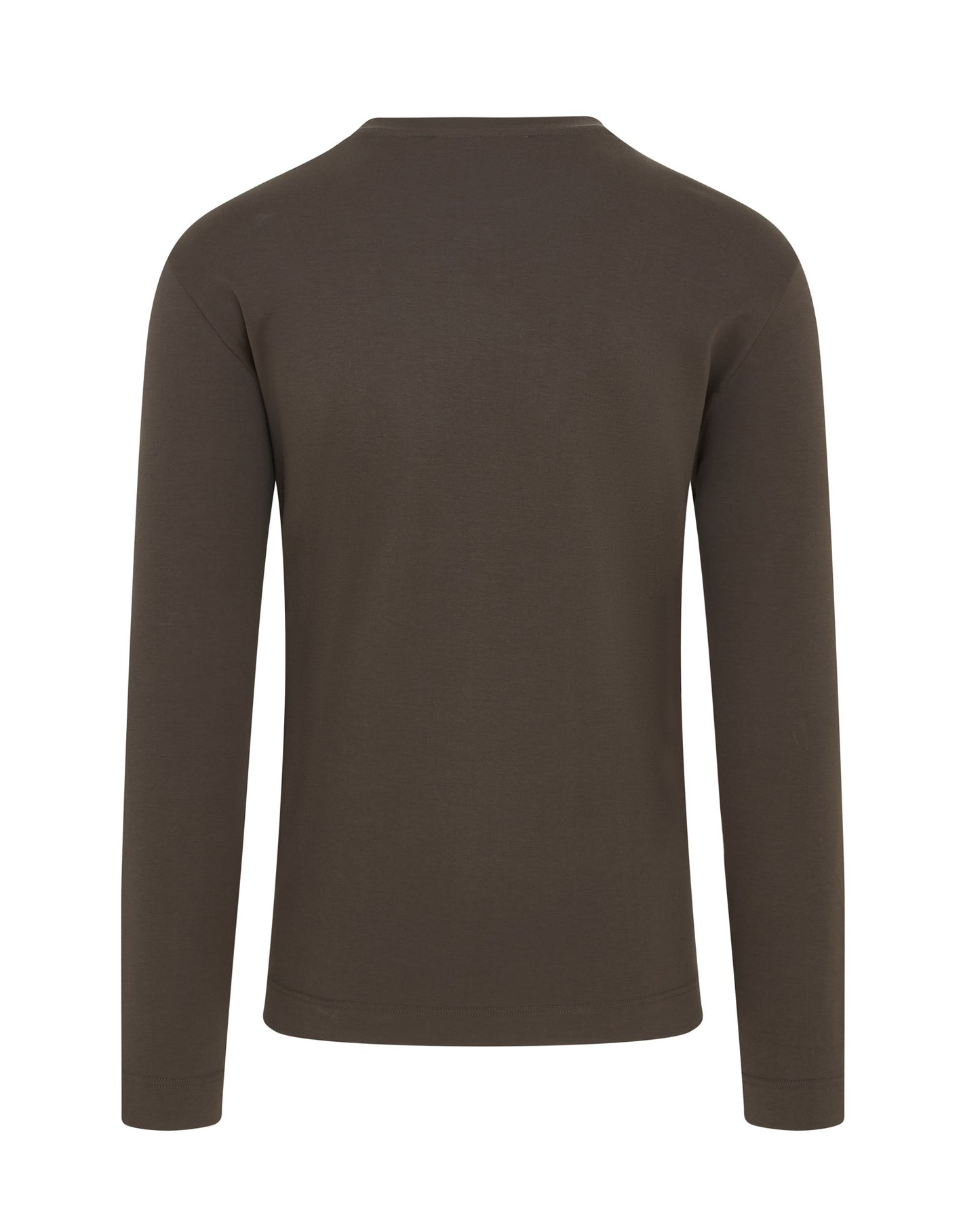 Long Sleeve Supima Cotton T-Shirt (Brown)