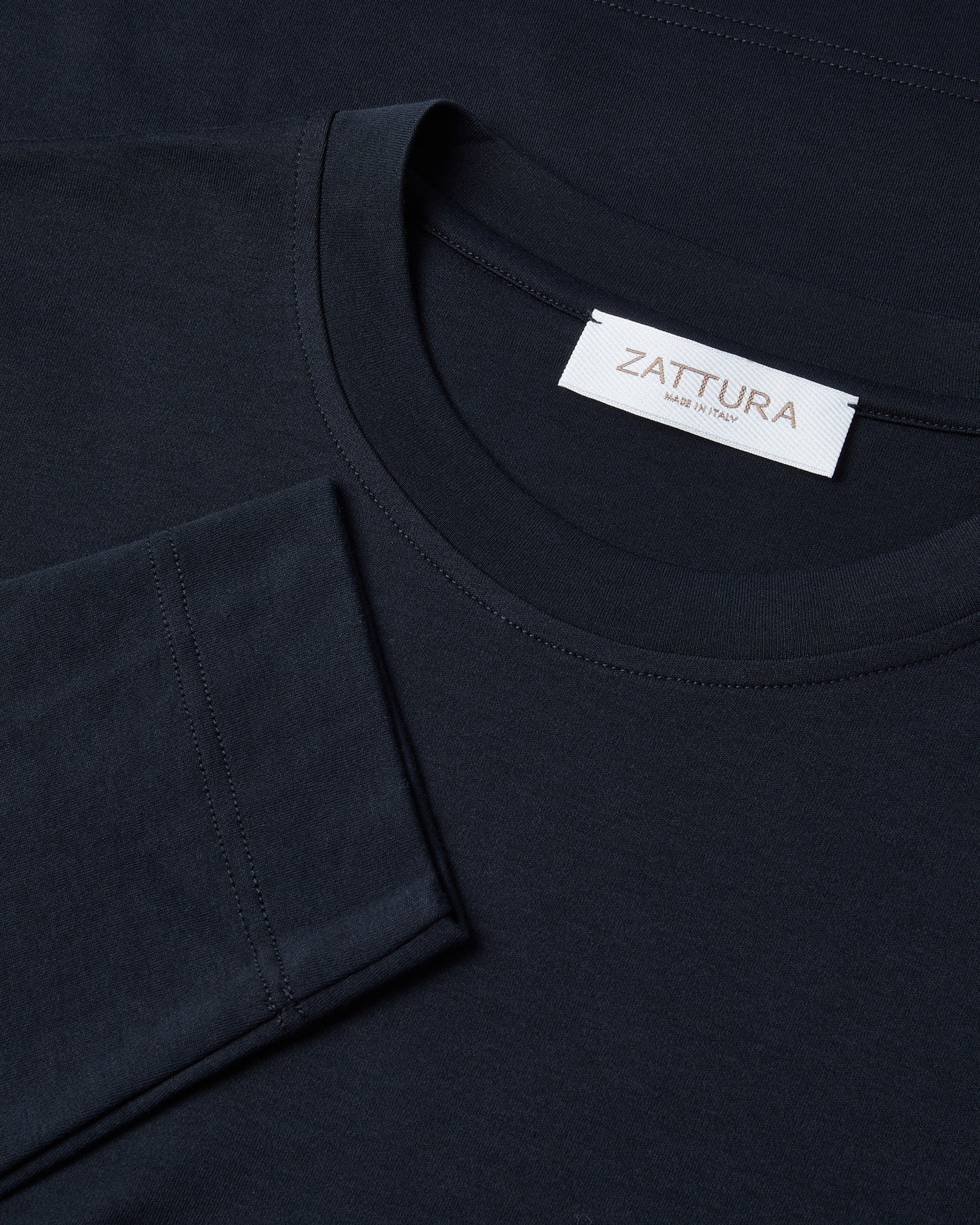Long Sleeve Supima Cotton T-Shirt (Navy)