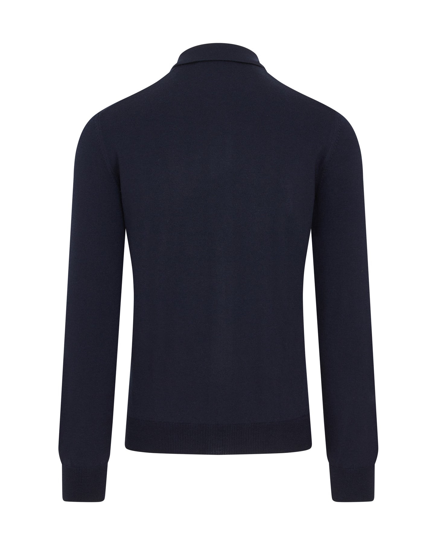 Zip Wool Overshirt (Navy)