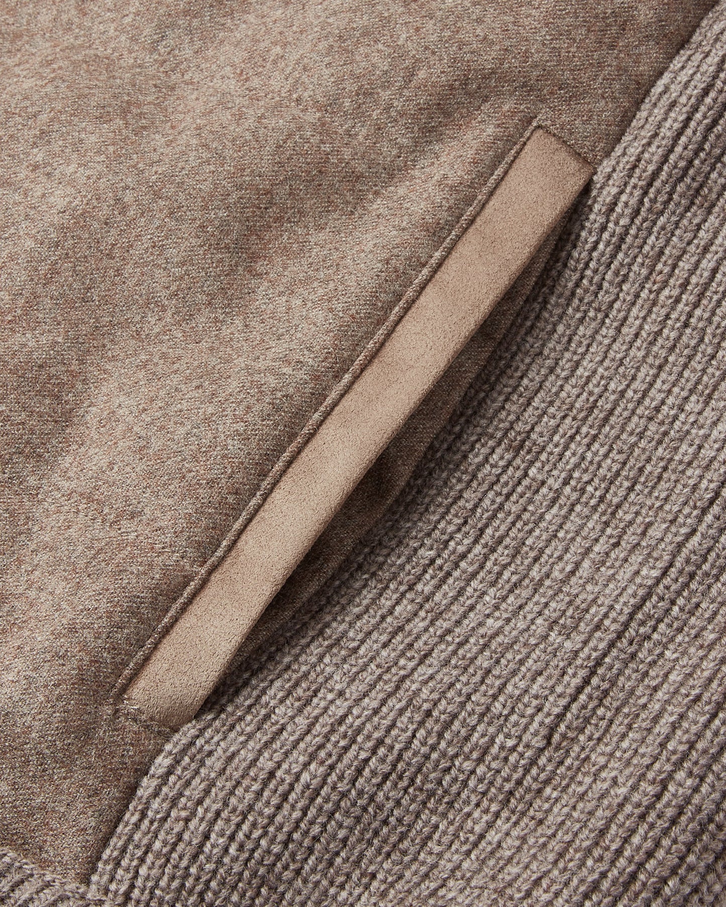 Performance Wool Hybrid Bomber Jacket (Beige)
