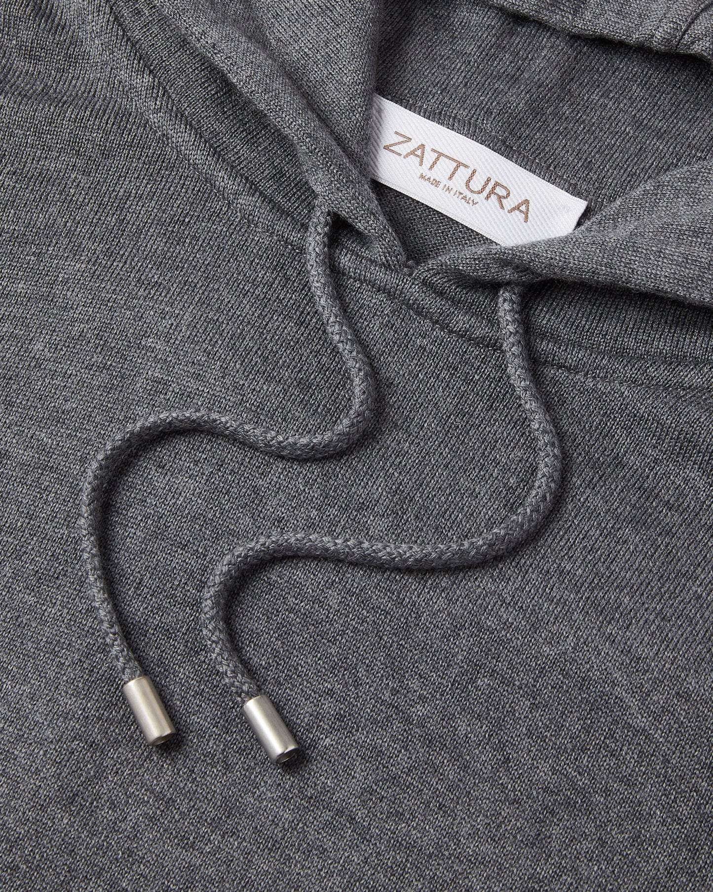 Techwool Knitted Hoodie (Charcoal)