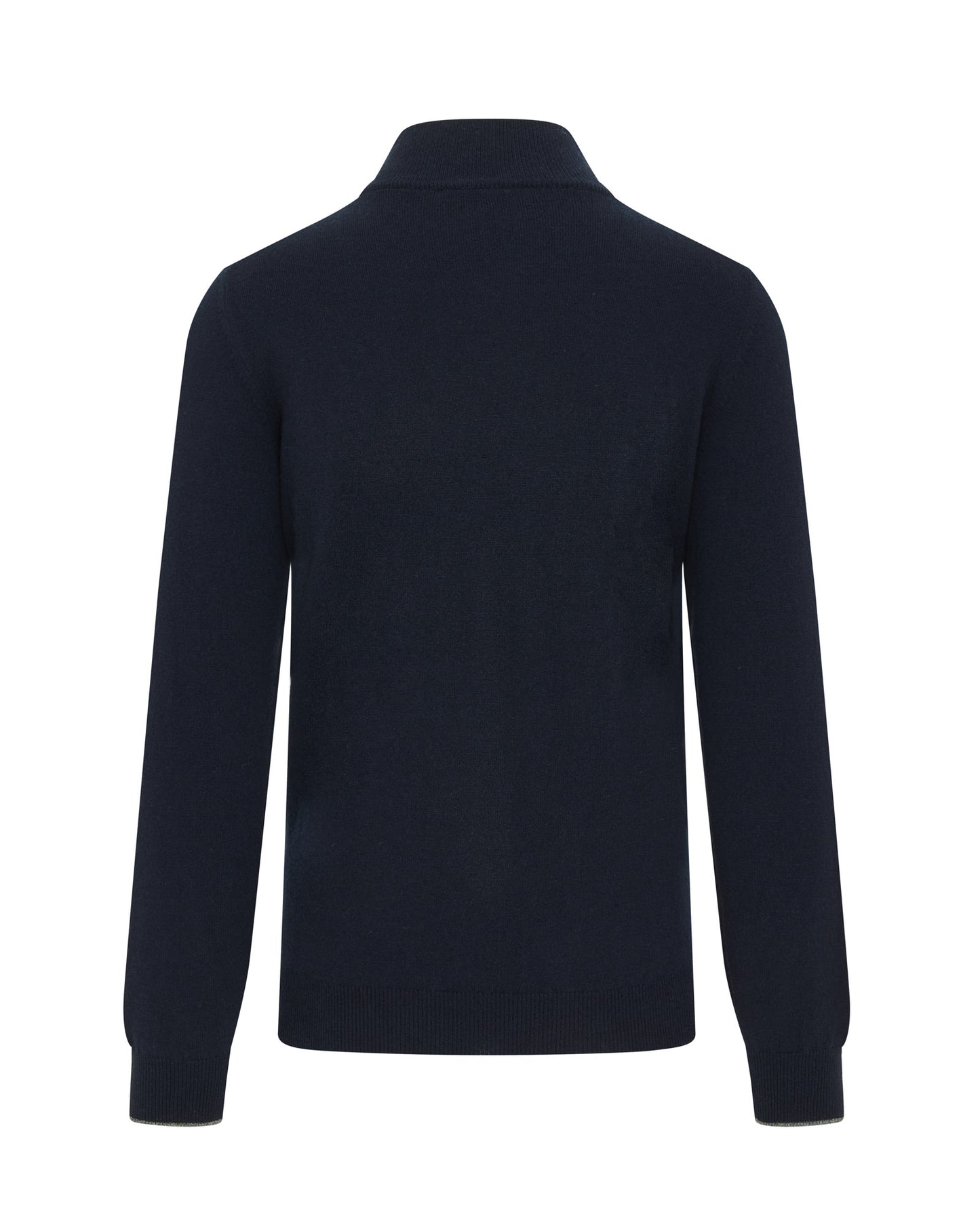 Concealed Quarter Zip Jumper (Navy)