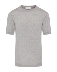 Short Sleeve Mercerised T-shirt (Grey Marl)