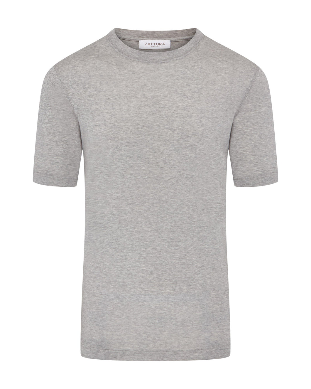 Short Sleeve Mercerised T-shirt (Grey Marl)