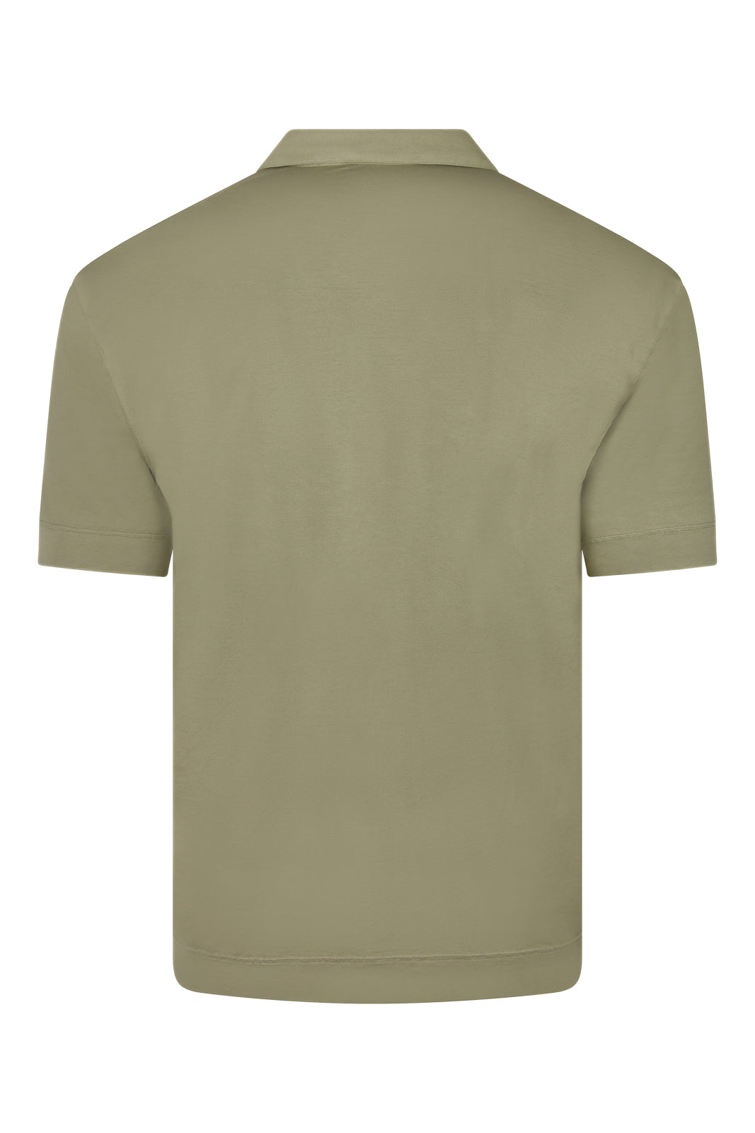 Zattura Relaxed Fit Short Sleeve Cuban Shirt (Khaki)