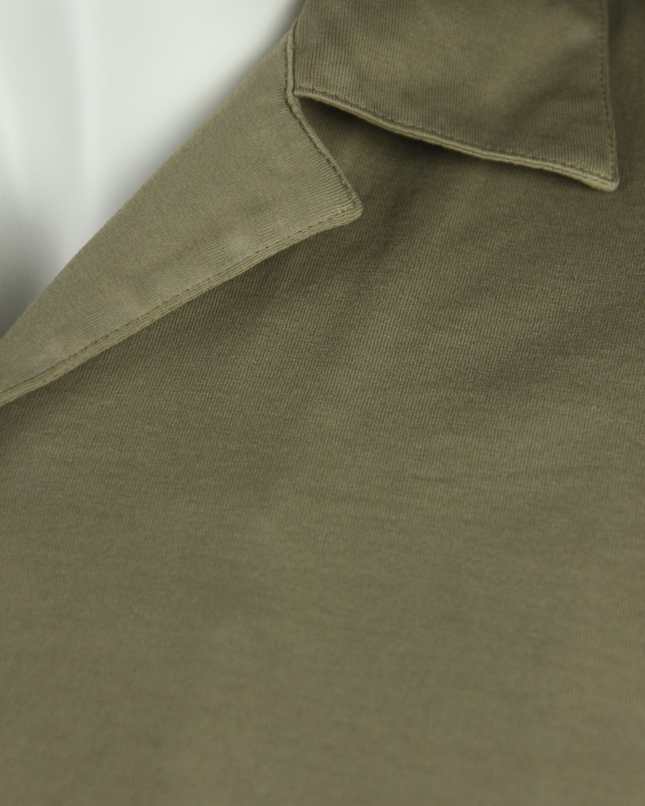 Zattura Relaxed Fit Short Sleeve Cuban Shirt (Khaki)