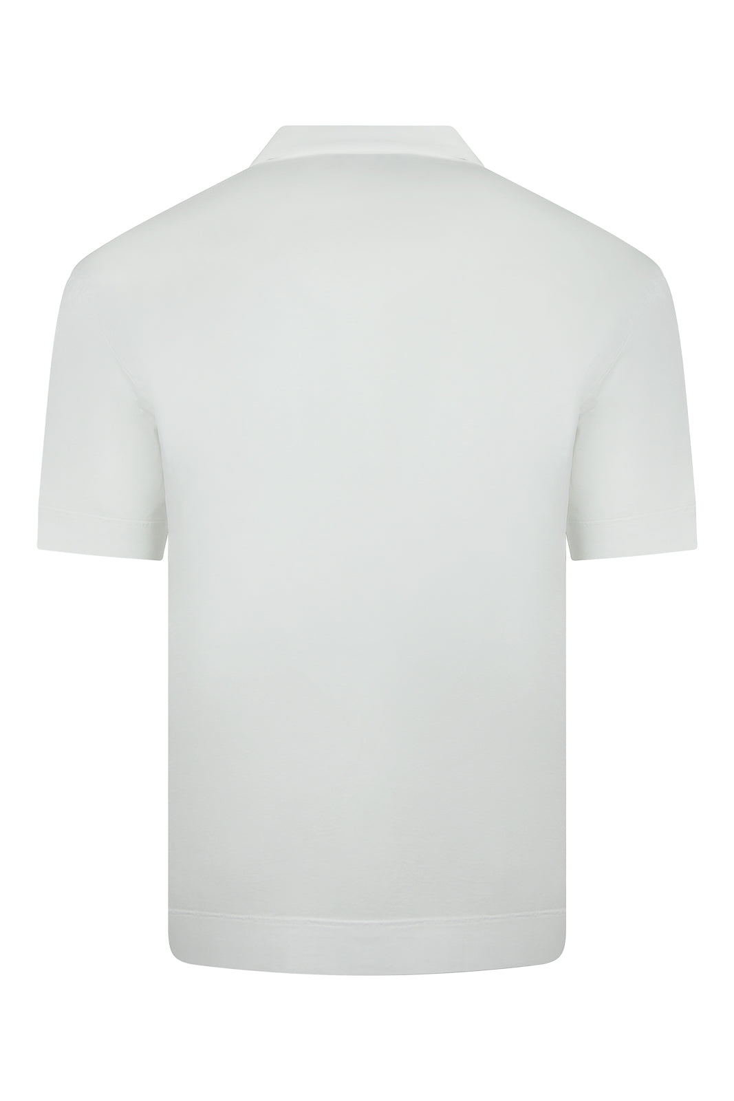 Zattura Relaxed Fit Short Sleeve Cuban Shirt (White)