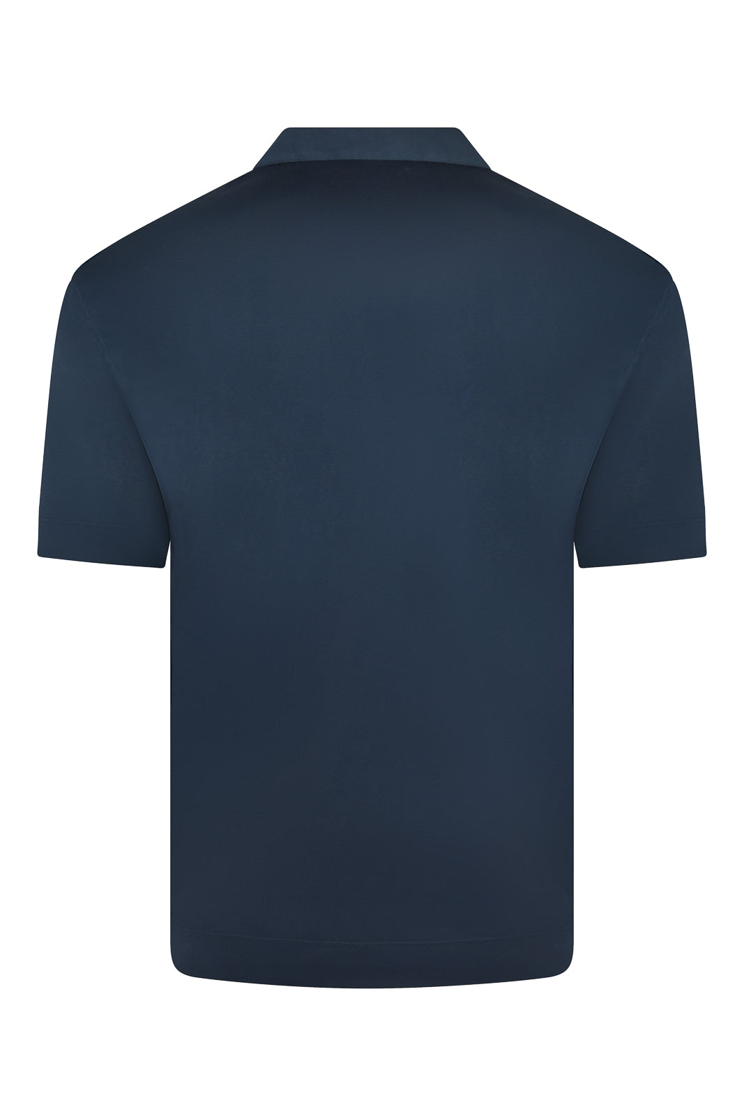 Zattura Relaxed Fit Short Sleeve Cuban Shirt (Navy)