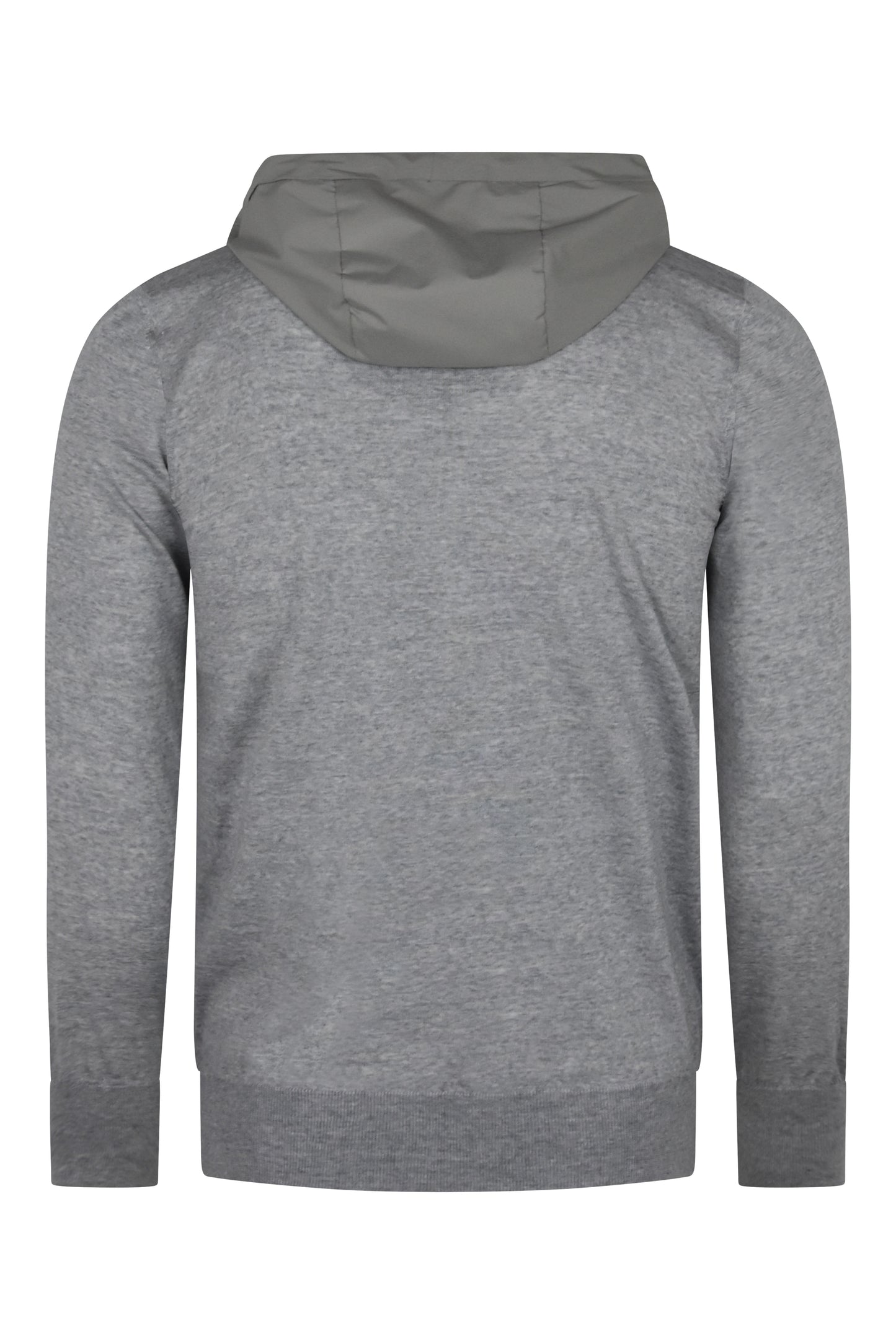 Zattura Tech Hybrid Zip Hooded Jacket (Light Grey)