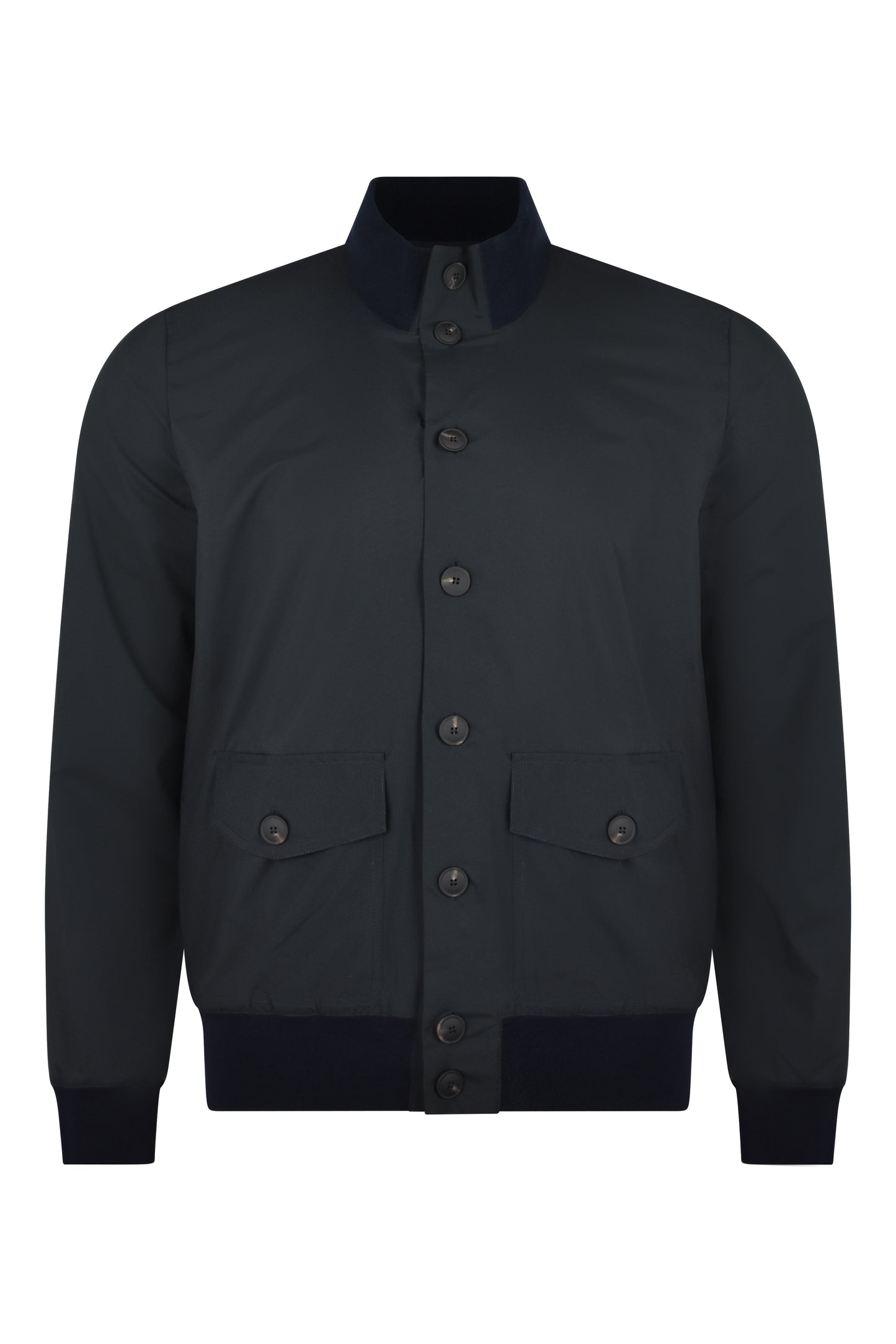 Zattura Tech Button Bomber Jacket (Navy)