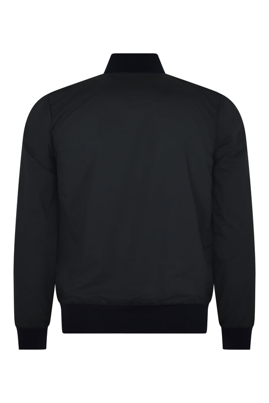 Zattura Tech Button Bomber Jacket (Navy)