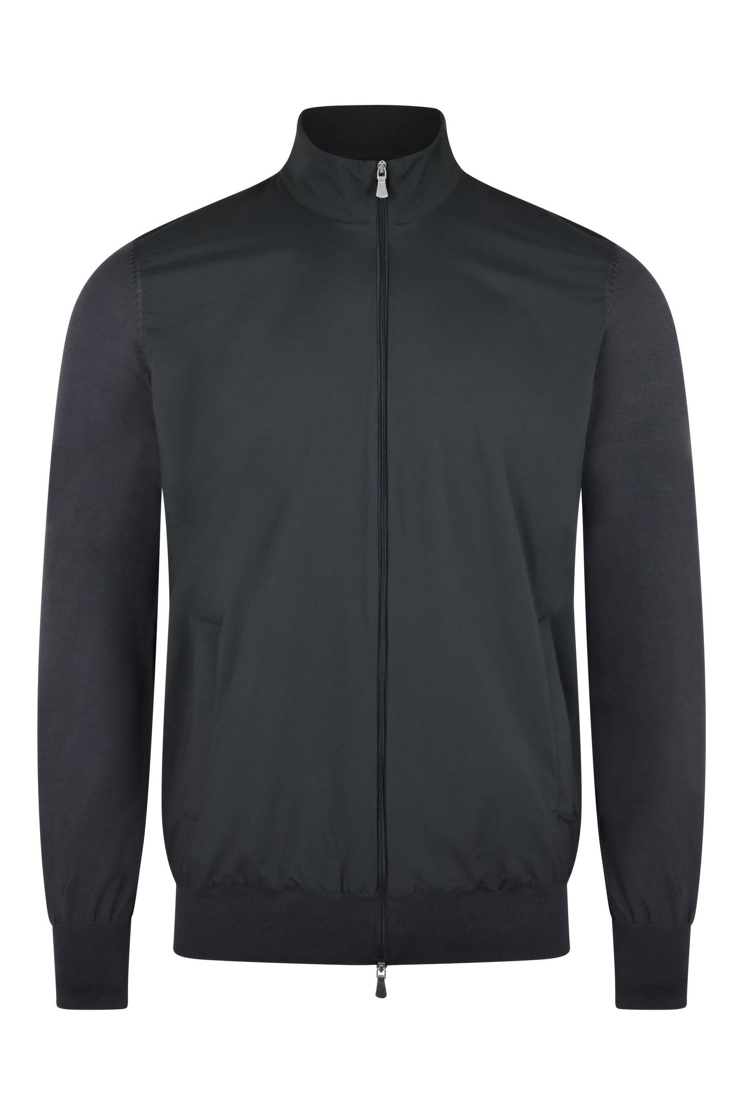 Zattura Tech & Knitted Hybrid Jacket (Graphite Grey)