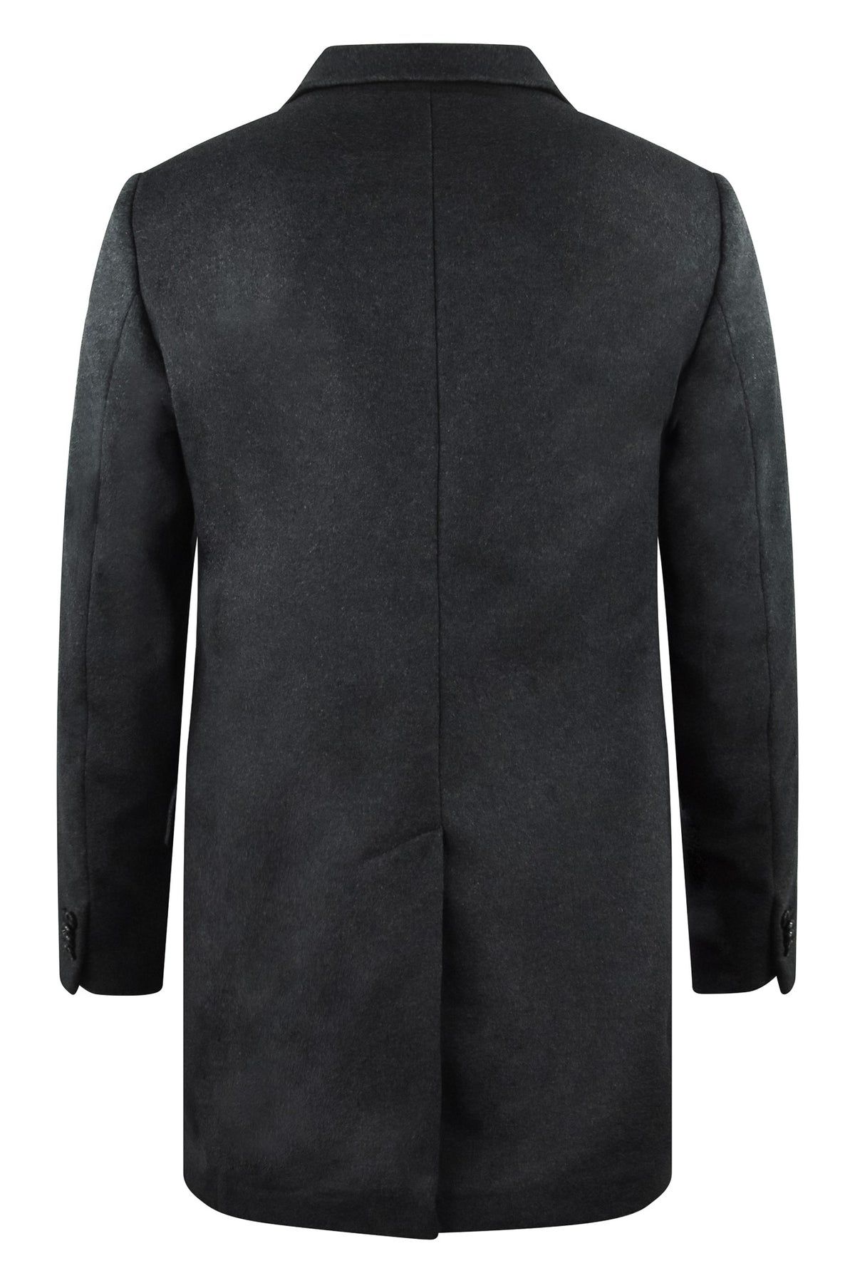 Zattura Wool & Cashmere Over Coat (Charcoal Grey)