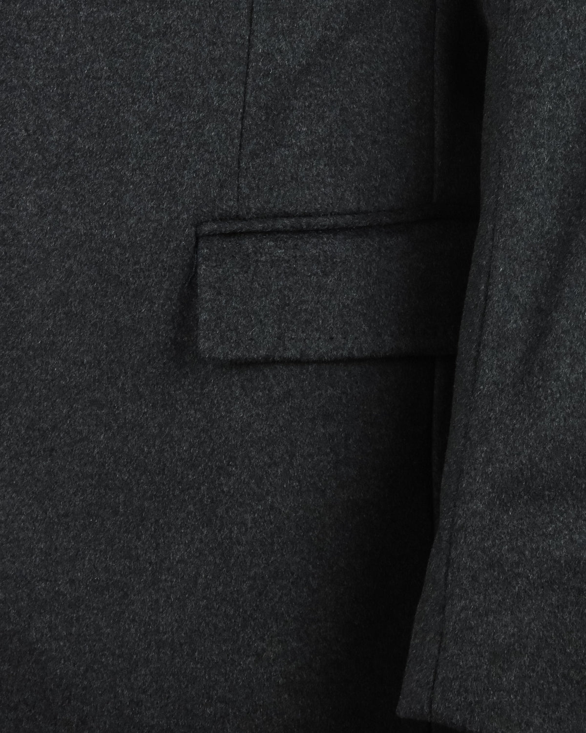 Zattura Wool & Cashmere Over Coat (Charcoal Grey)