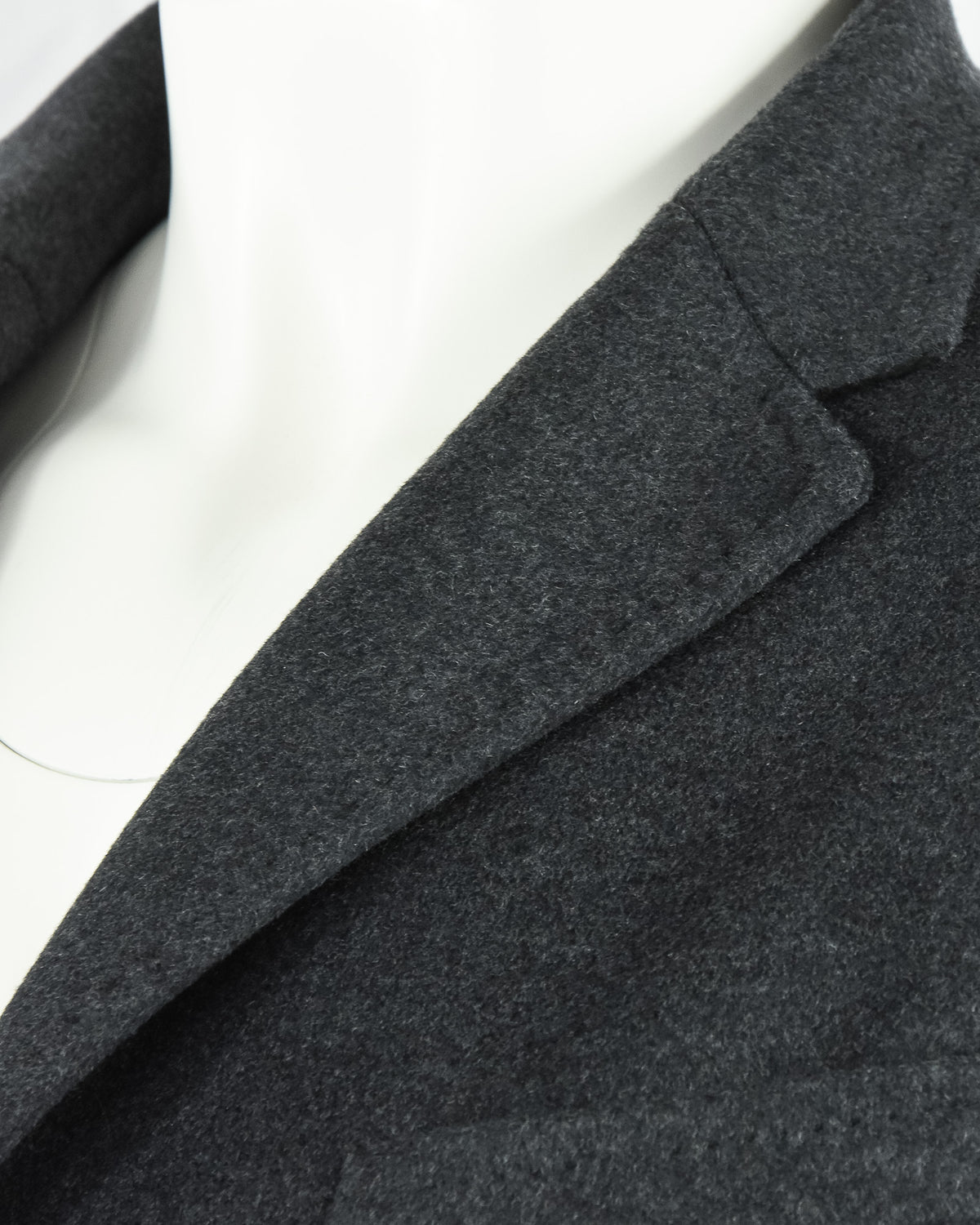 Zattura Wool & Cashmere Over Coat (Charcoal Grey)