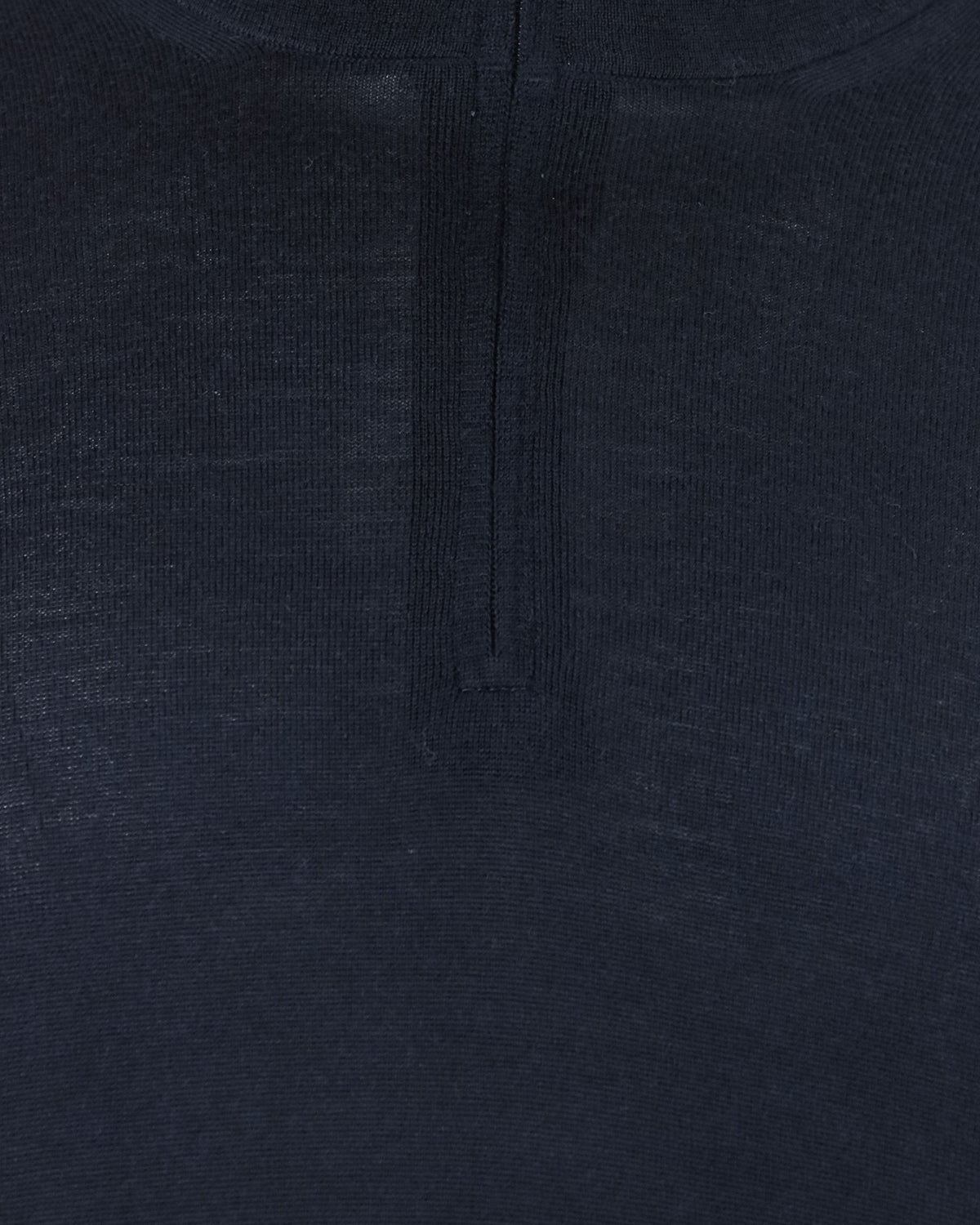 Zattura Superfine Loro Piana Merino Wool Quarter Zip Jumper (Navy)