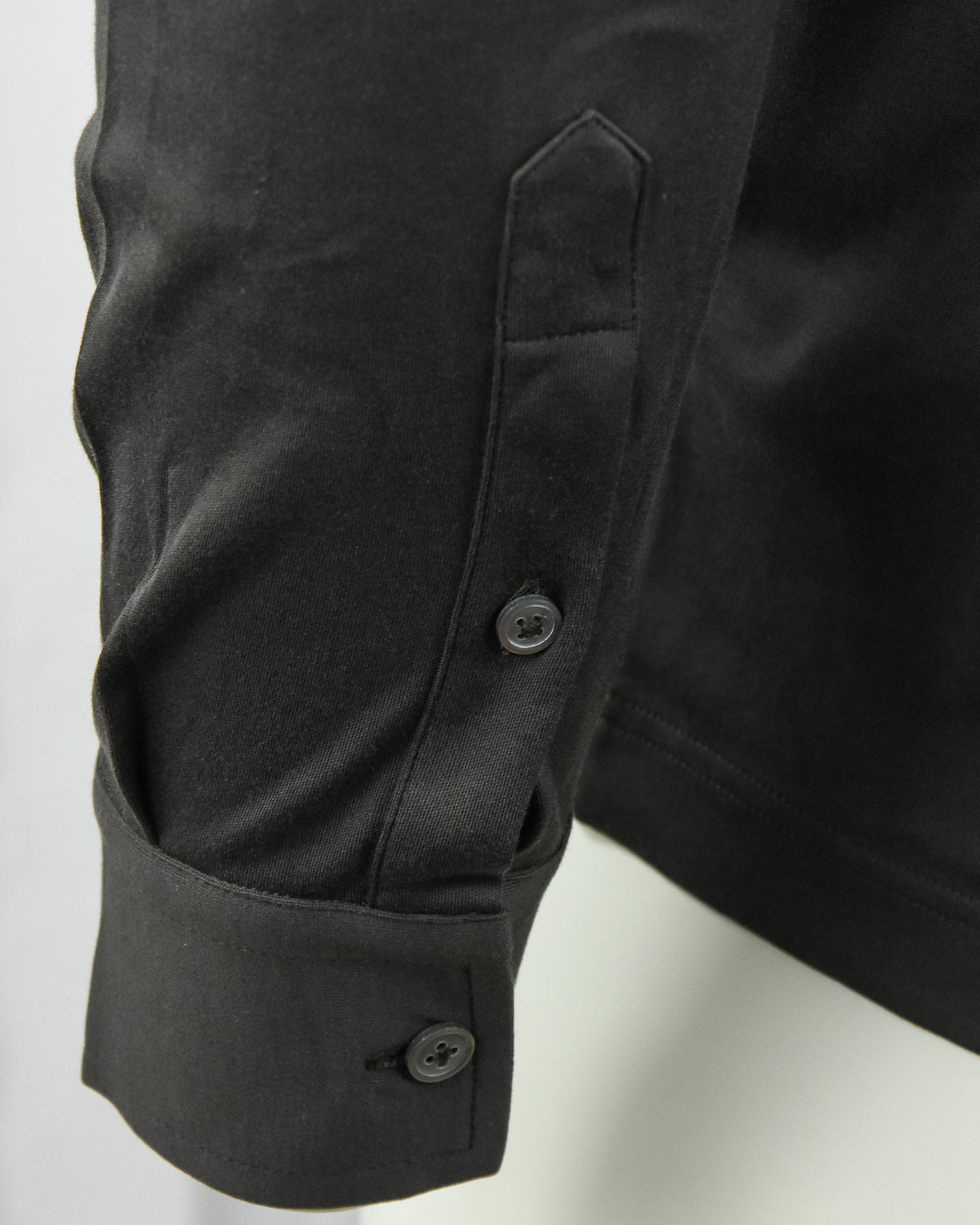 Zattura Supima Cotton Long Sleeve Zip Polo (Dark Taupe)