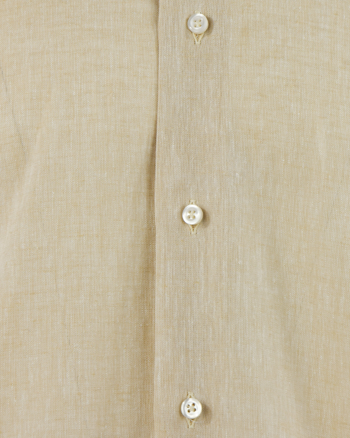 Zattura Cotton & Linen Long Sleeve Shirt (Beige)