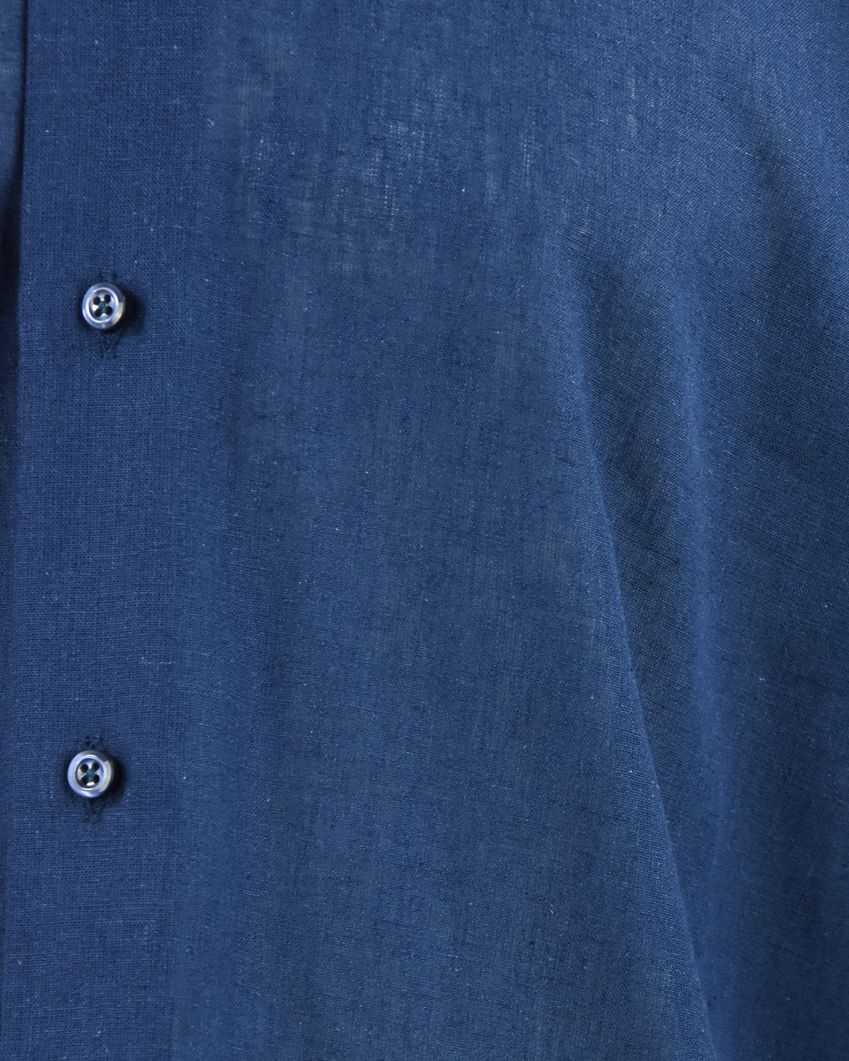 Zattura Cotton & Linen Long Sleeve Shirt (Blue)
