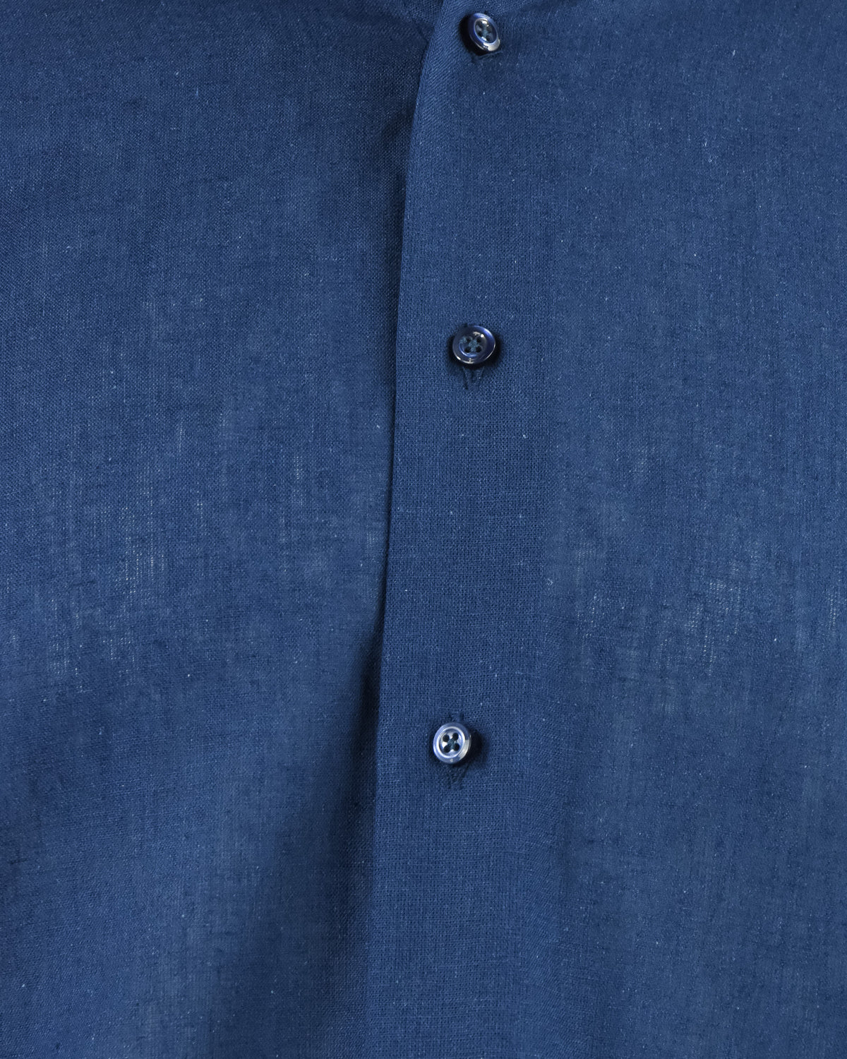 Zattura Cotton & Linen Long Sleeve Shirt (Blue)