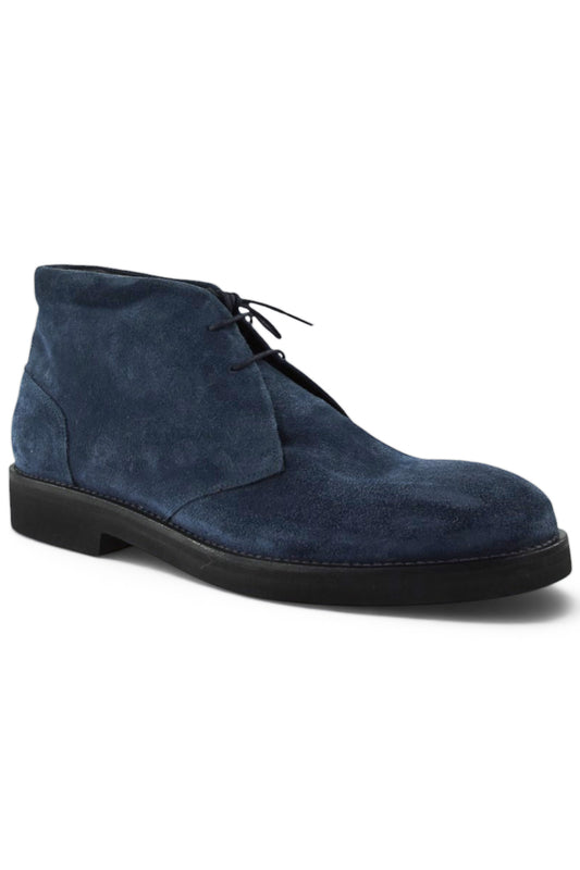 Zattura Suede Chukka Boot With Vibram Sole (Navy)