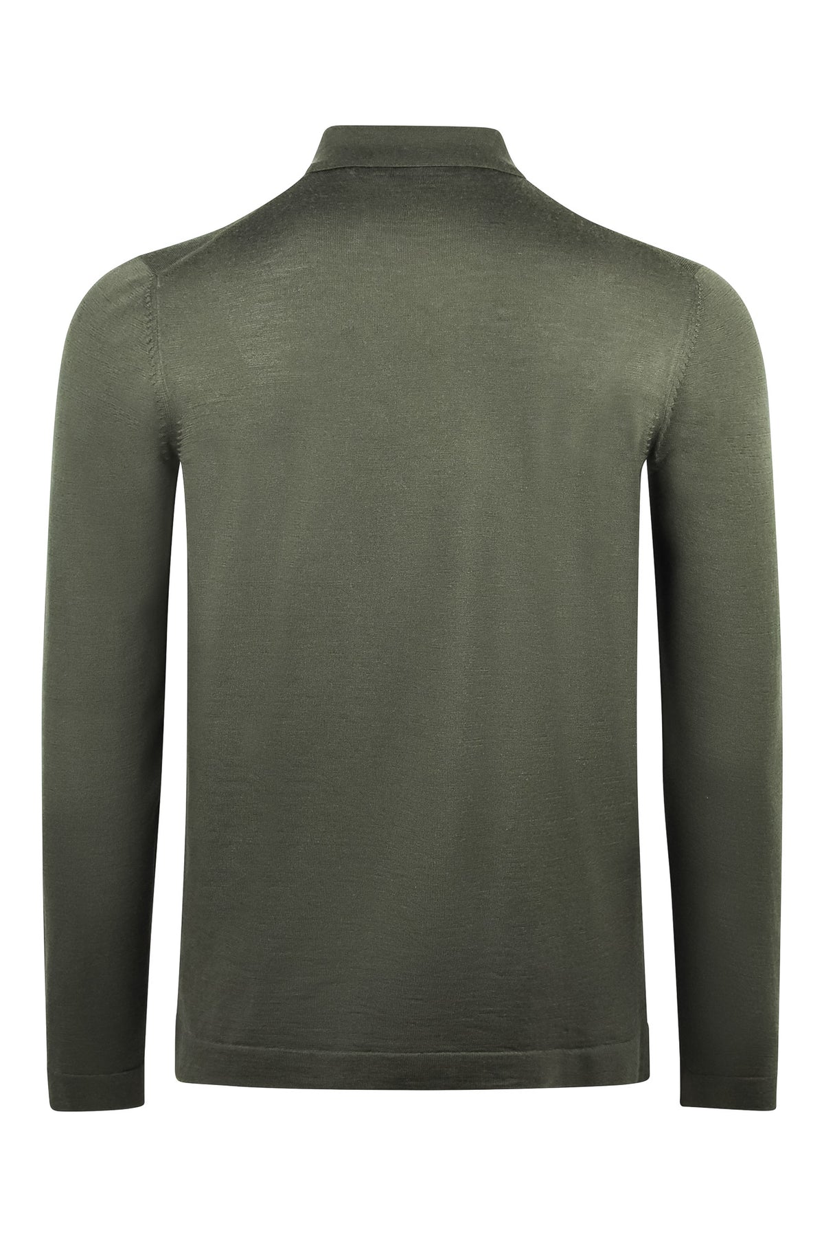 Zattura TechWool Knitted Button Over Shirt (Green)