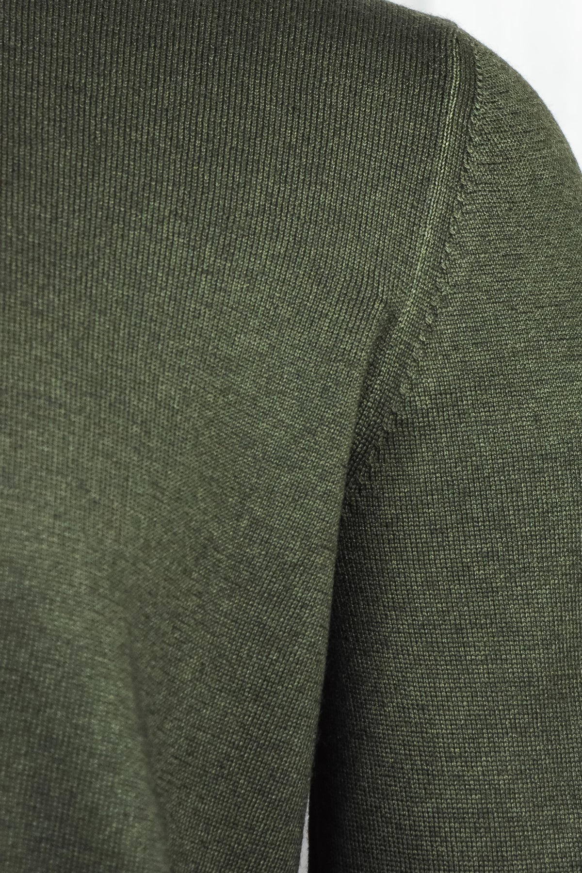Zattura Full Zip Garment Dyed Cardigan (Bottle Green)