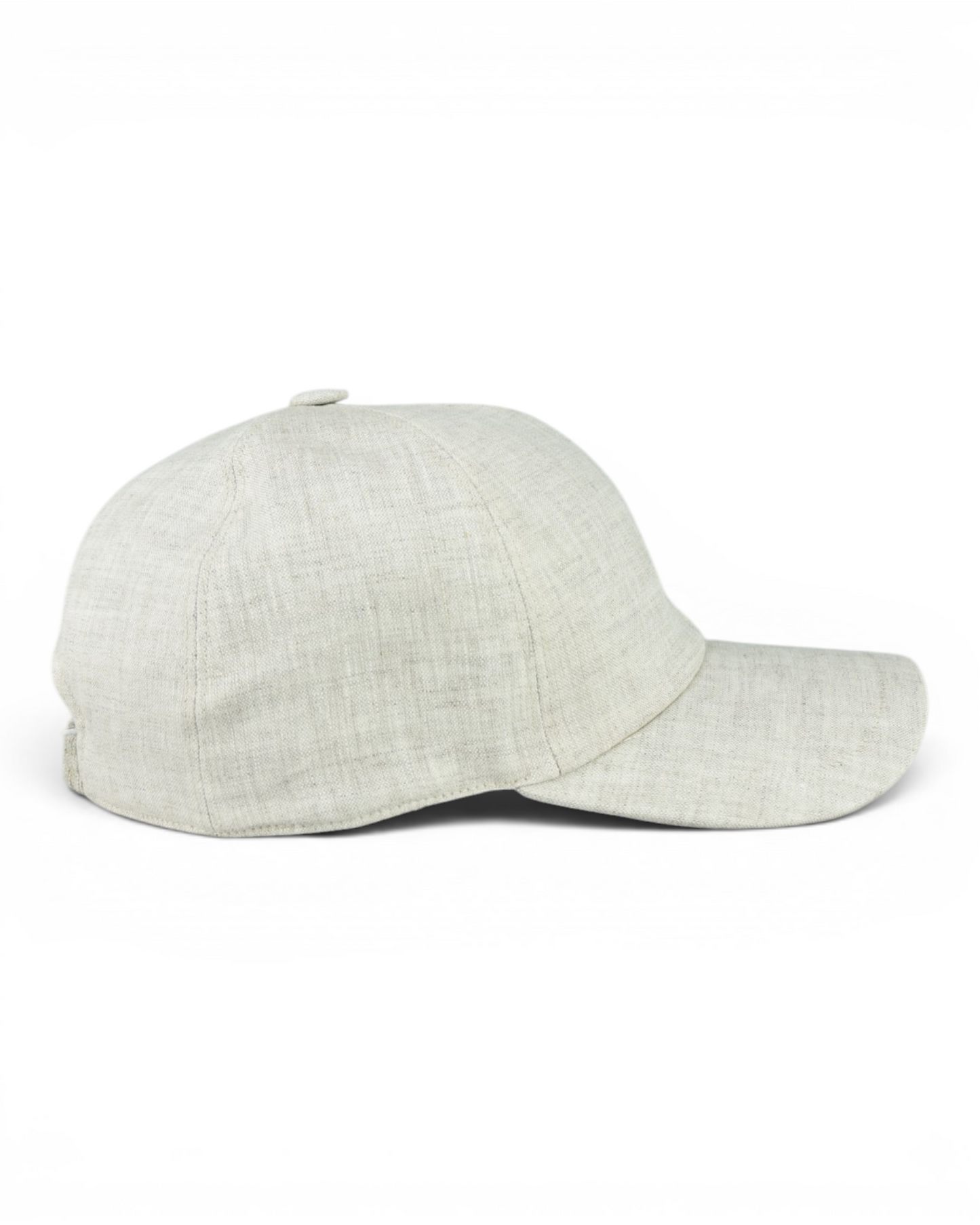 Zattura Elasticated Linen Baseball Cap (Stone Grey)