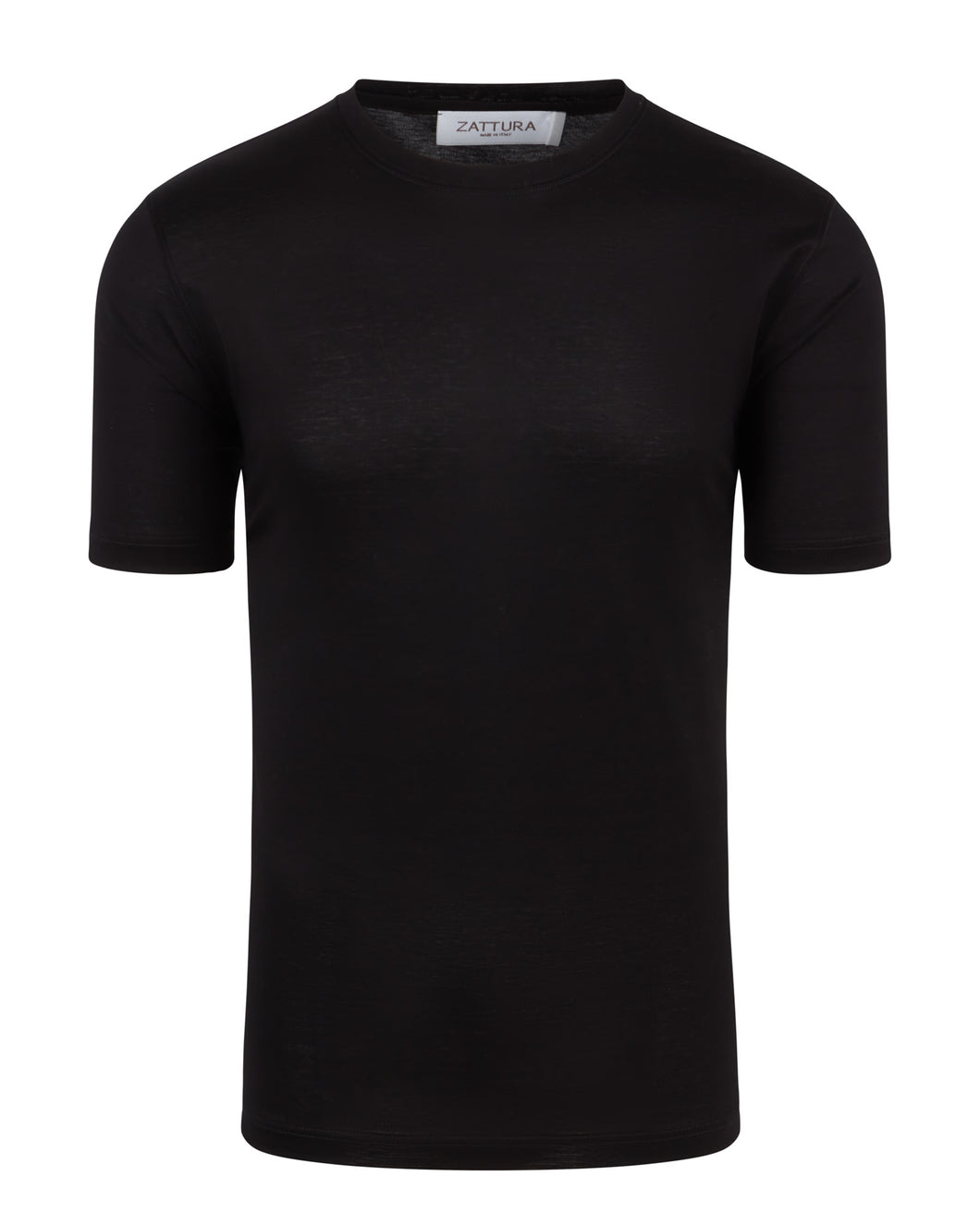 Short Sleeve Mercerised T-shirt (Black)