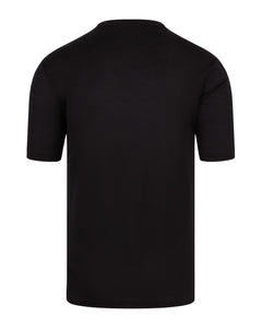 Short Sleeve Mercerised T-shirt (Black)
