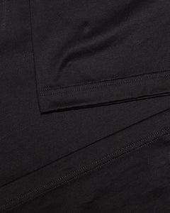 Short Sleeve Mercerised T-shirt (Black)