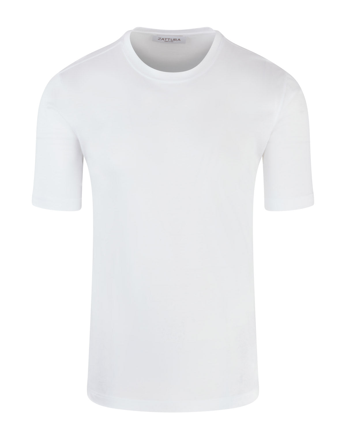 Zattura Mercerised Short Sleeve T-Shirt (White)