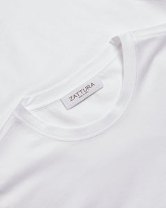 Mercerised Short Sleeve T-shirt (White)
